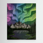 "Gdy niebo tańczy" 40x50cm akryl