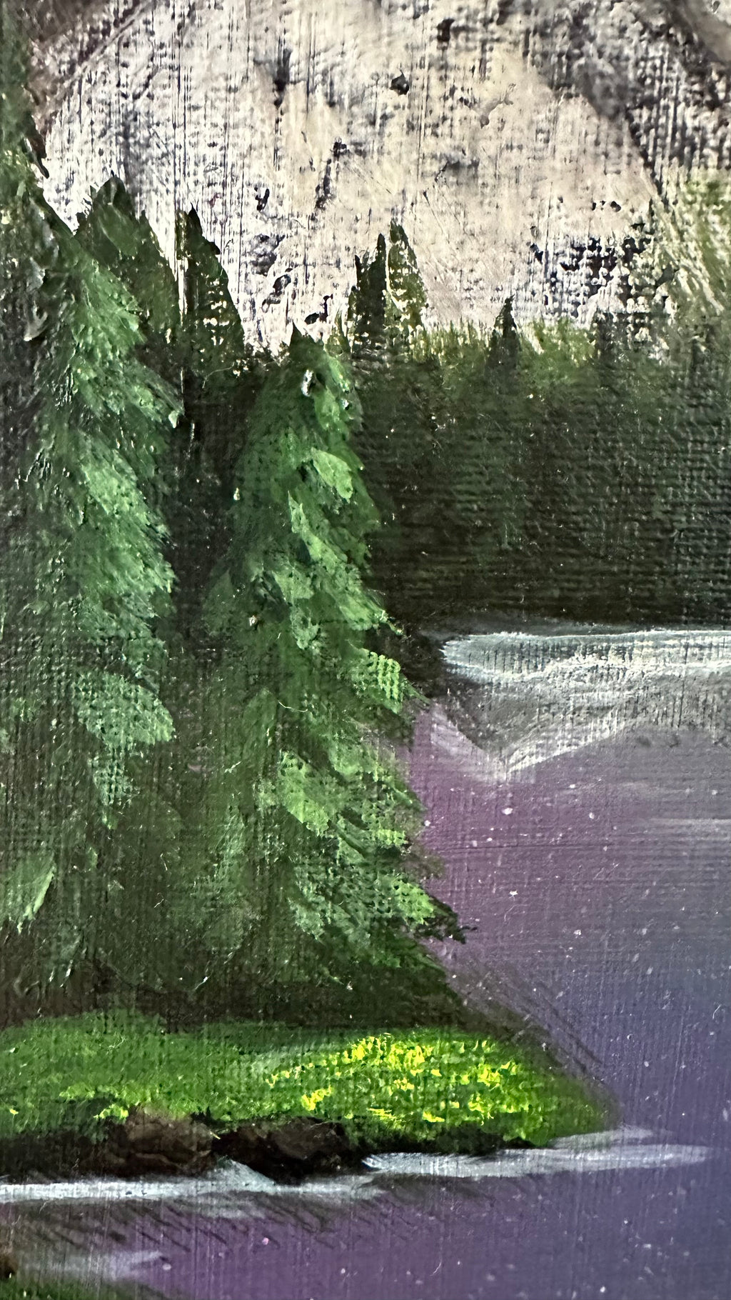 "Gdy niebo tańczy" 40x50cm akryl