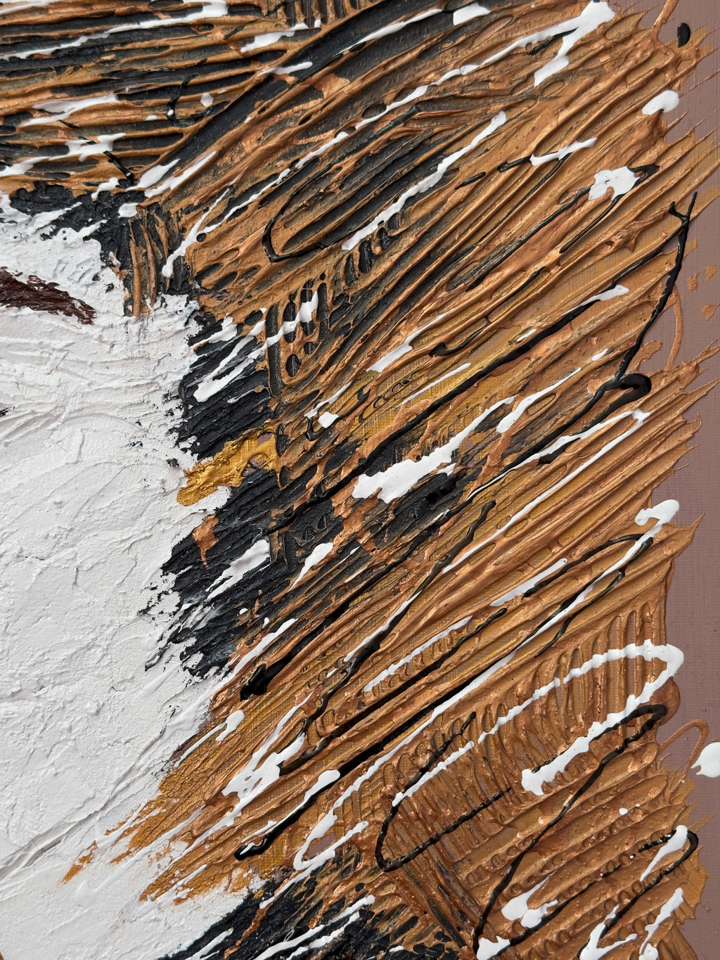 "Ona i jej chaos" 40x50cm akryl