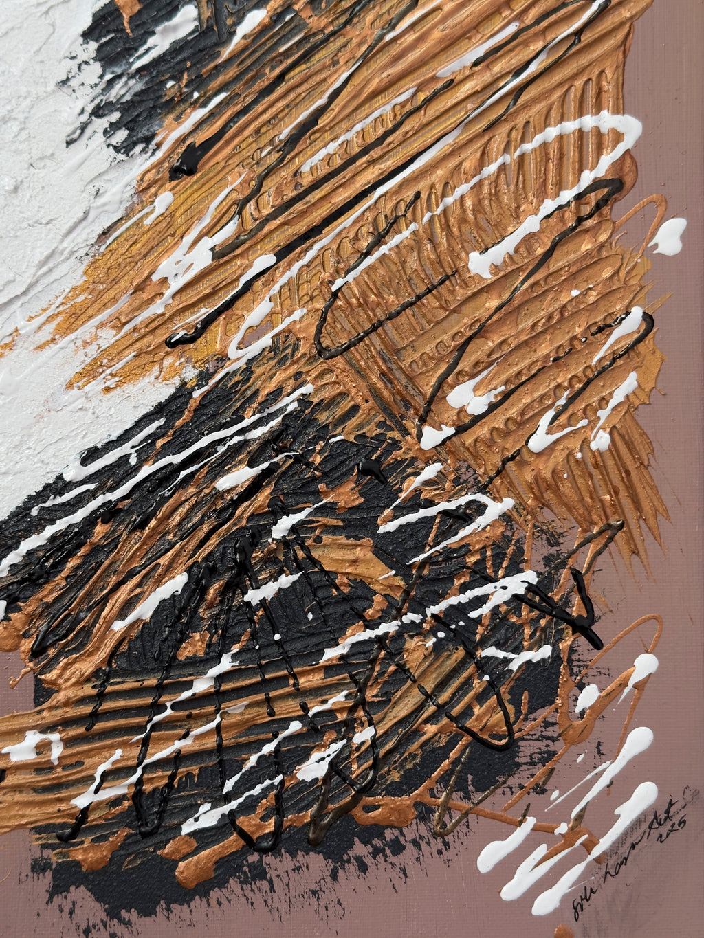 "Ona i jej chaos" 40x50cm akryl