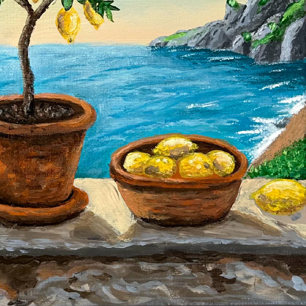 "Śródziemnomorski poranek" 25x35cm