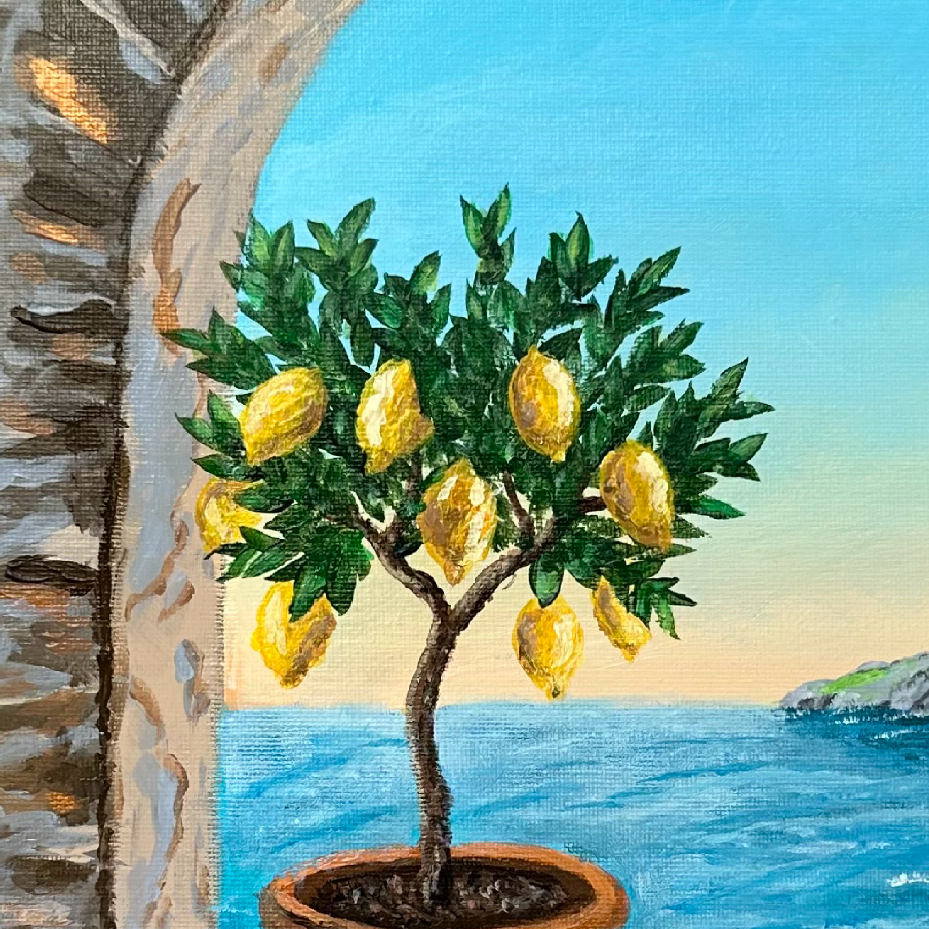 "Śródziemnomorski poranek" 25x35cm