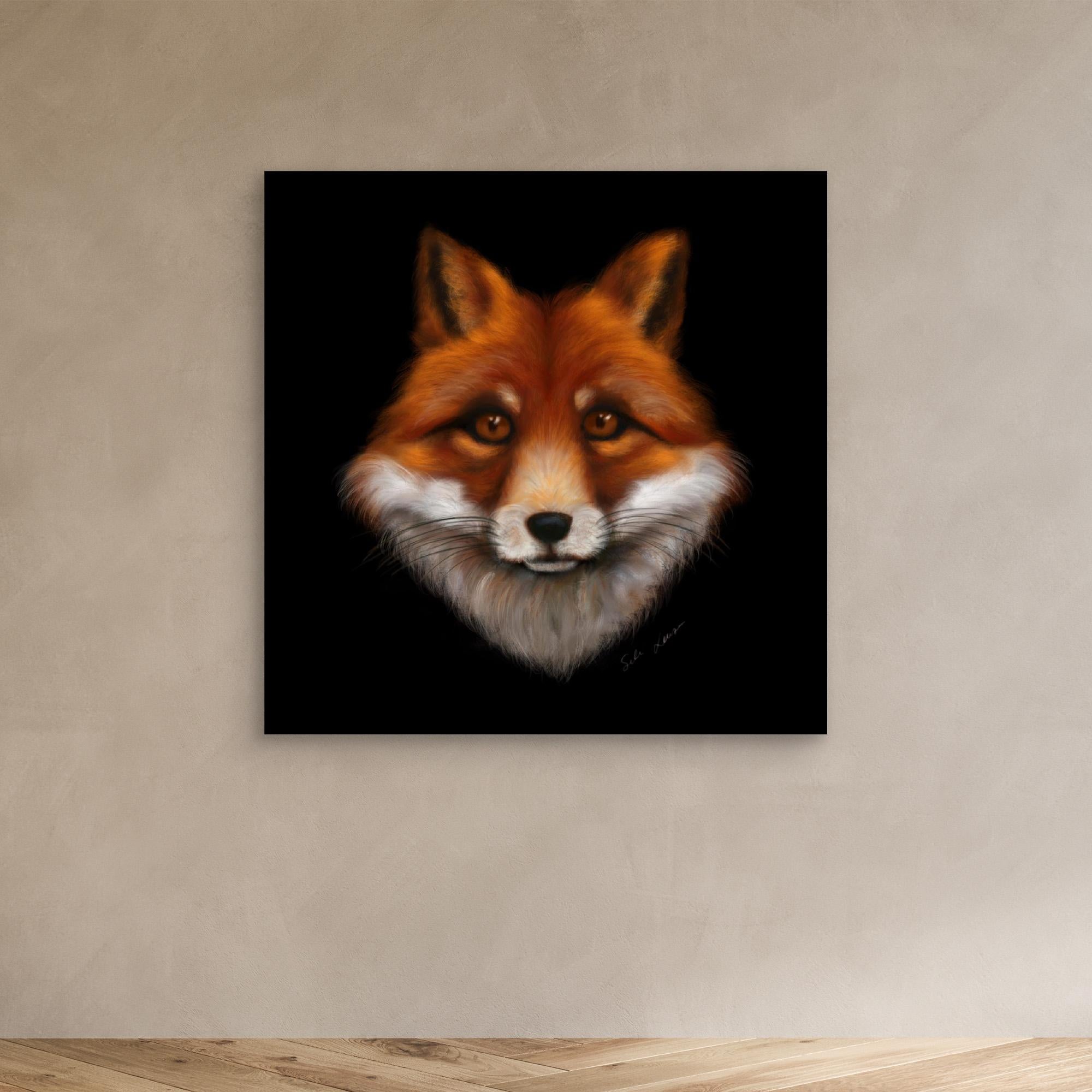 "Płomienny lis" płótno