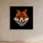 "Płomienny lis" płótno w ramie