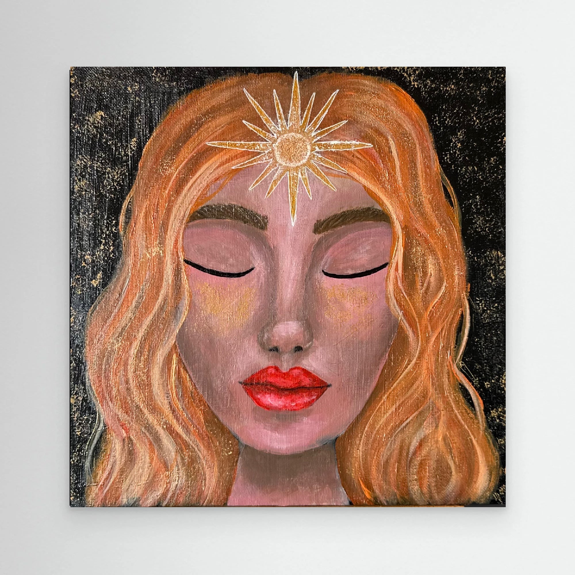 "Wewnętrzne światło" 30x30cm akryl